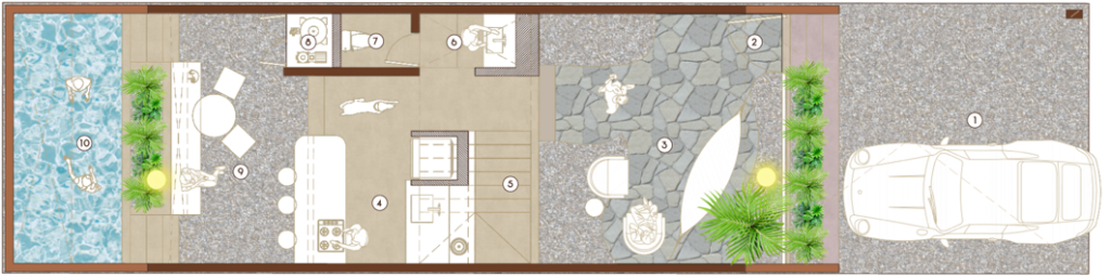 Prototipo 02 Punta kolot Villa Planta Baja