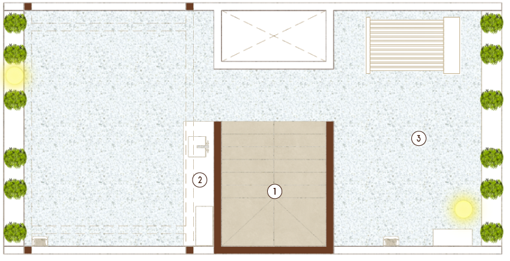 Prototipo 02 Punta kolot Villa Planta Terraza